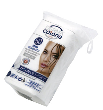 DERMACOTONE Quadrotti Maxi 50pz