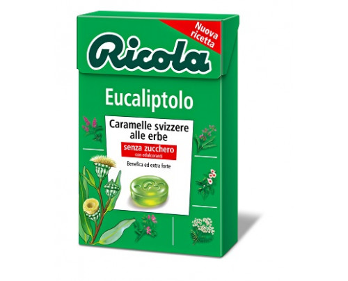 Ricola Eucaliptolo Caramelle Svizzere Alle Erbe Senza Zucchero 50 g