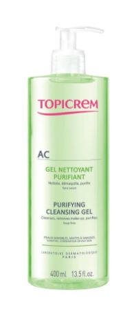 Topicrem AC Gel Detergente Purificante Pelle Mista E Grassa 400 ml