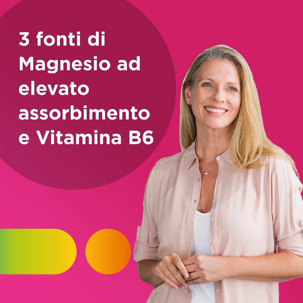 Multicentrum Boost Magnesio Integratore Alimentare Vitamina B6 per Supporto Organismo 30 Bustine