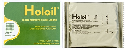 Holoil Garze Medicate 10cm X 10cm 10 Garze