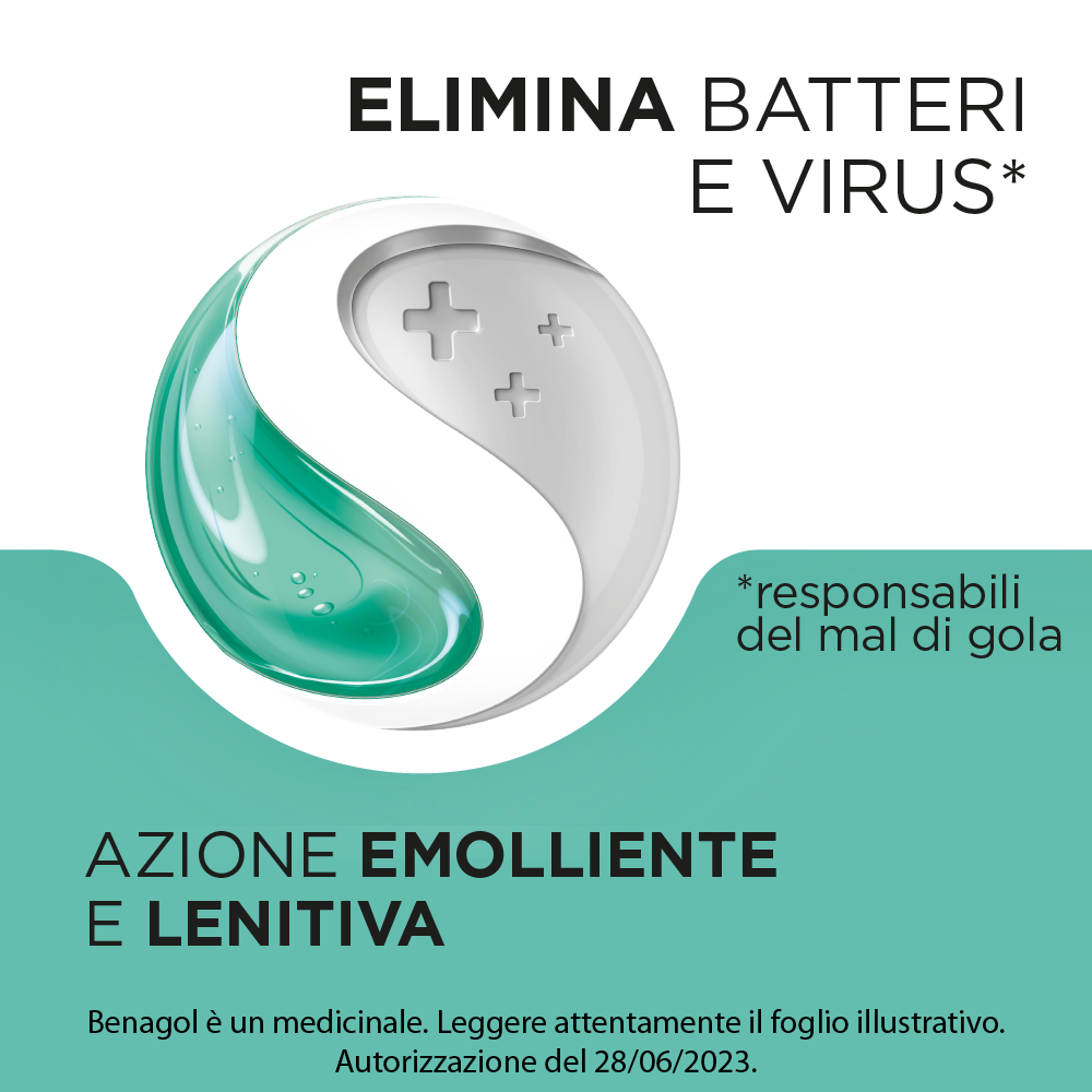 BENAGOL MENTOLO & EUCALIPTOLO 16 PAST. pastiglie mal di gola 