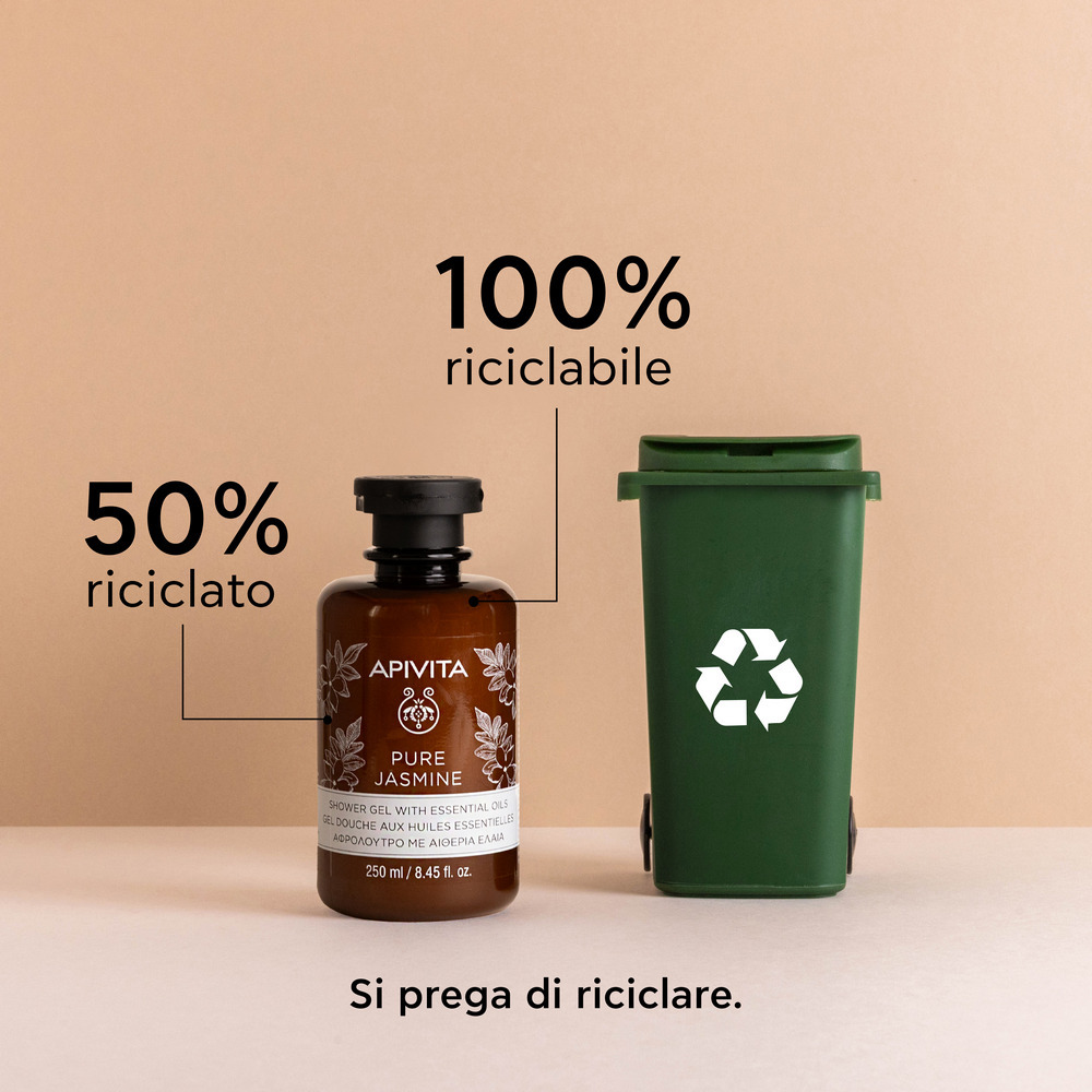Apivita Gel Doccia Pure Jasmine al Gelsomino 250ml