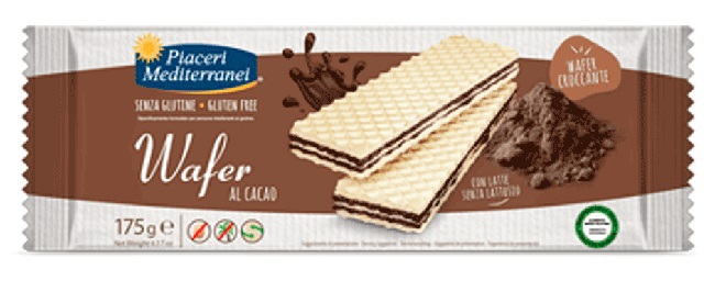 PIACERI MED.Wafer Cacao 175g