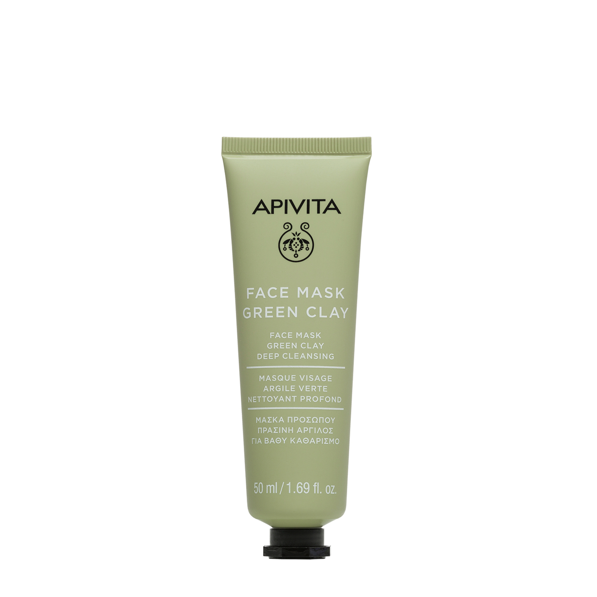 Apivita Face Mask Green Clay - Maschera Detergente Viso Con Argilla Verde 50 ml