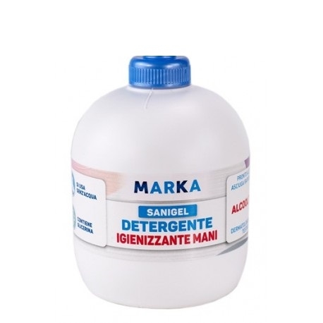 SANIGEL Alcool 75% 500ml  - Gel Igienizzante Detergente Mani senza dosatore
