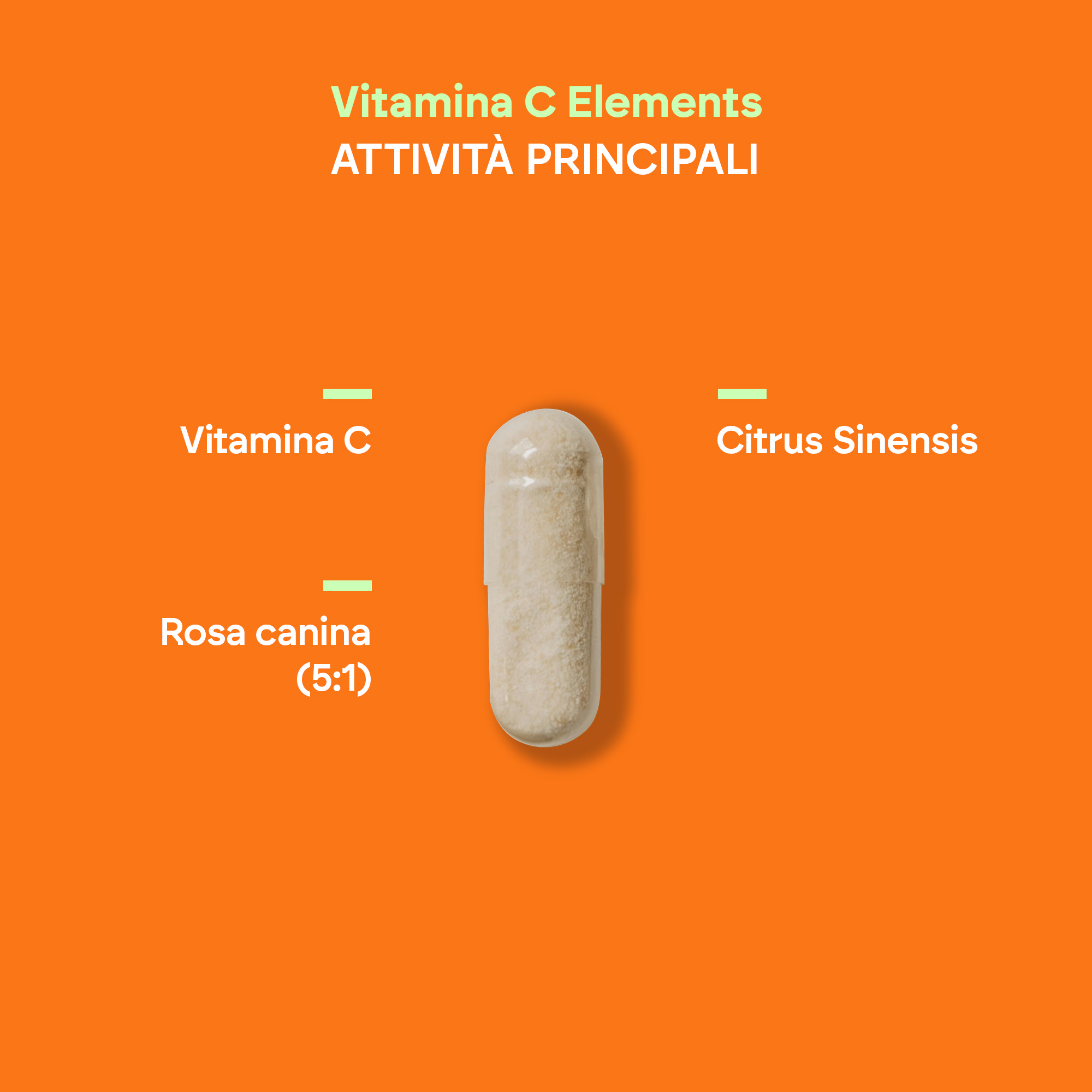 Nutralie Vitamina C Elements 180 Capsule -  Integratore Per Le Difese Immunitarie
