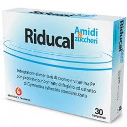 Riducal Amidi & Zuccheri Integratore 30 Compresse