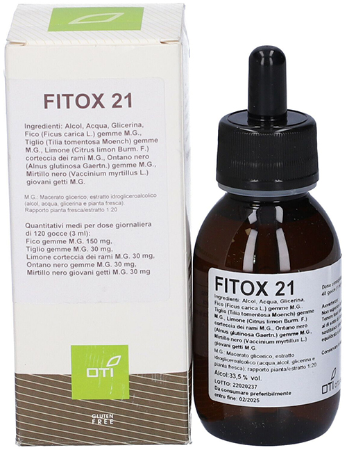 Oti Fitox 21 Gocce Integratore 100 ml