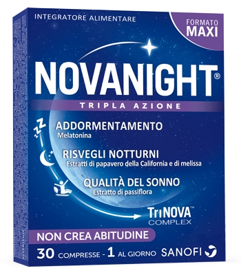 NOVANIGHT tripla azione 30 compresse