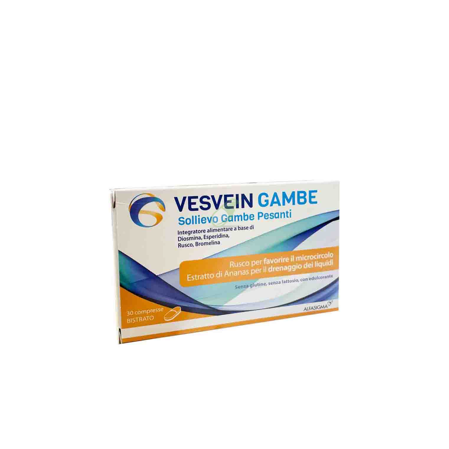 Alfasigma Linea Circolazione e Microcircolo Vesvein Gambe 30 Compresse