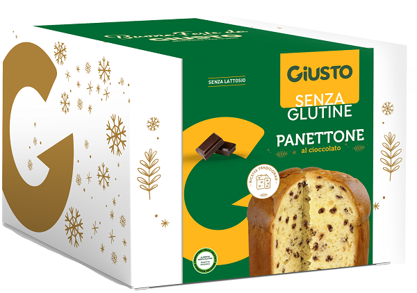 GIUSTO S/G PANETTONE CIOC 500G