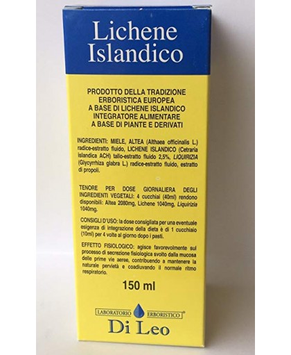 Di Leo Lichene Islandico Integratore Alimentare 150ml