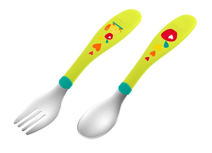 CH POSATE INOX 18M+ VERDE