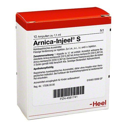 Guna Heel Arnica Injeel 10 Fiale da 1,1 ml