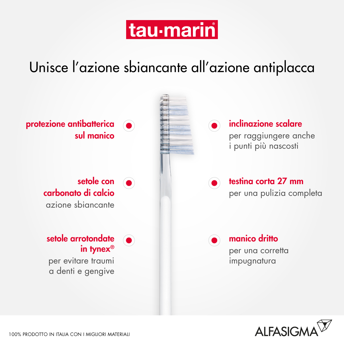 TAUMARIN SPAZZ PROF WHITE ANTI