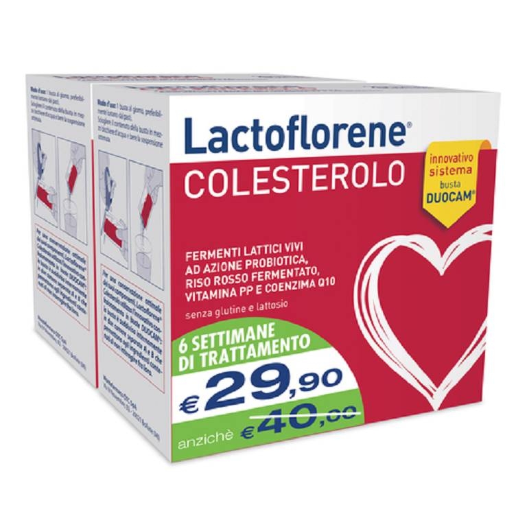 Lactoflorene Colesterolo Bipack - 20+20 bustine