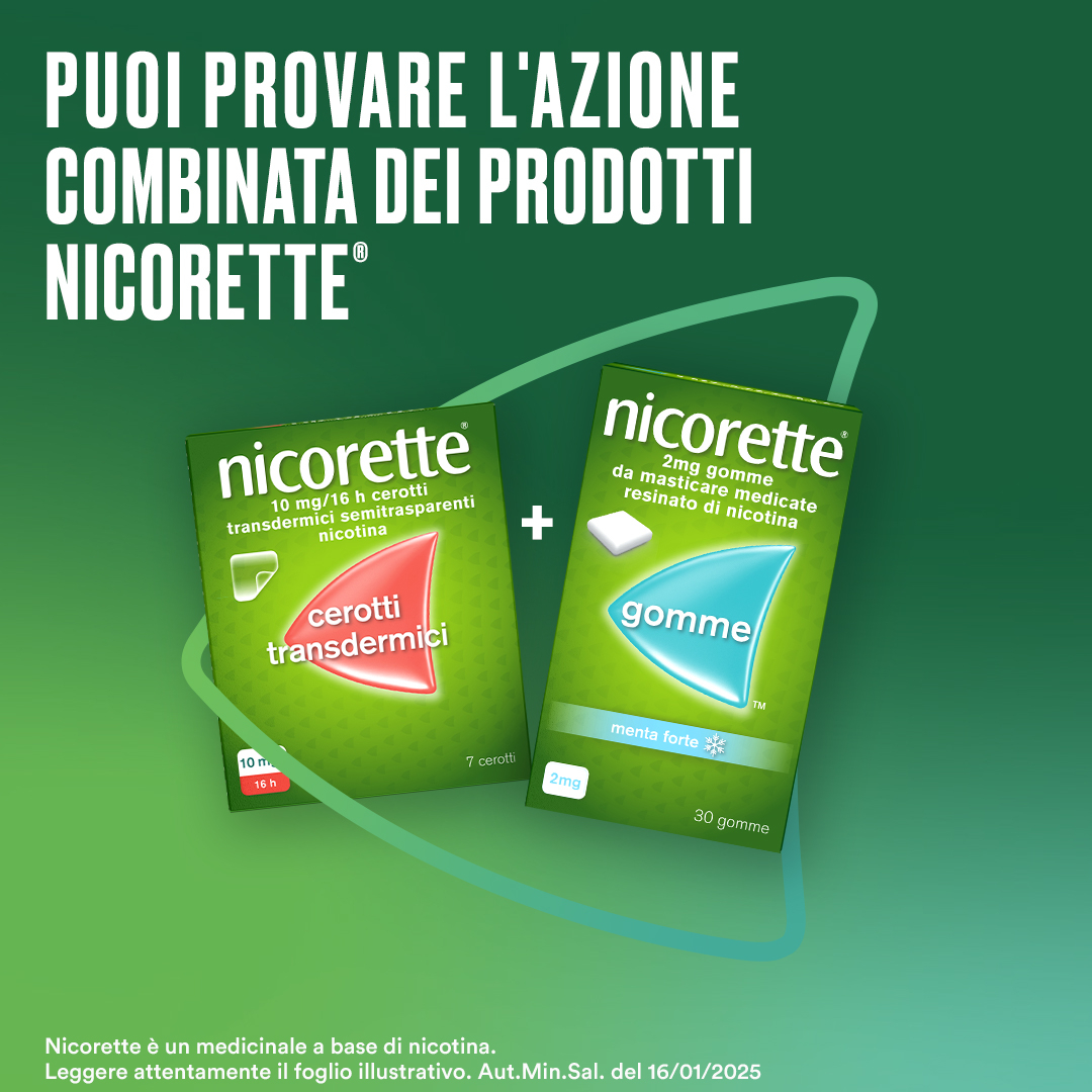 Nicorette Gomme 2 mg Nicotina Menta 30 Gomme Masticabili