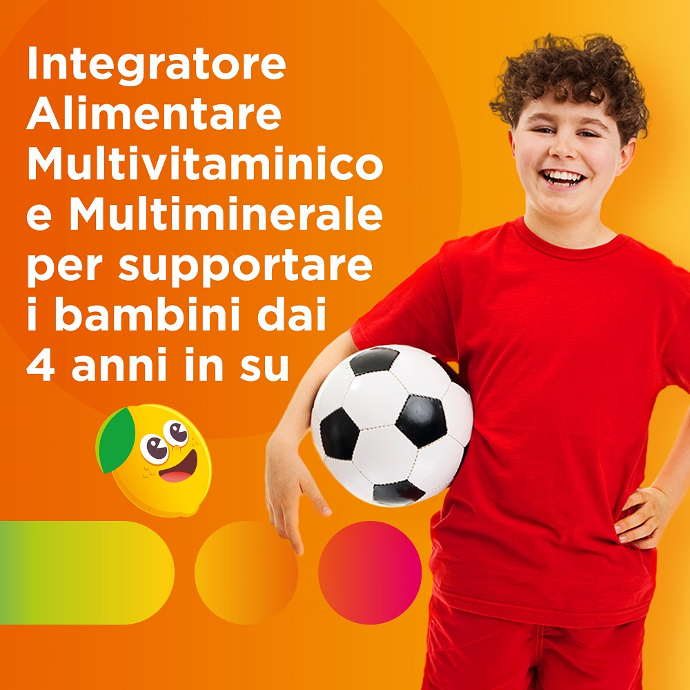 Multicentrum Junior Integratore Alimentare Vitamine Bambini Vitamina D Vitamina C Ferro 30 Cpr