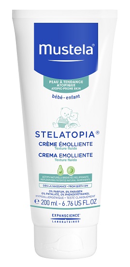 Mustela Stelatopia Crema Emolliente Pelle Secca Atopica Neonati e Bambini 200 ml
