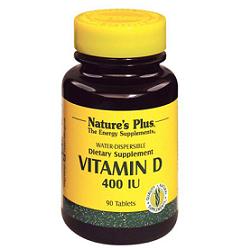 Nature's Plus Vitamina D 400 UI Idrosolubili Integratore 90 Tavolette