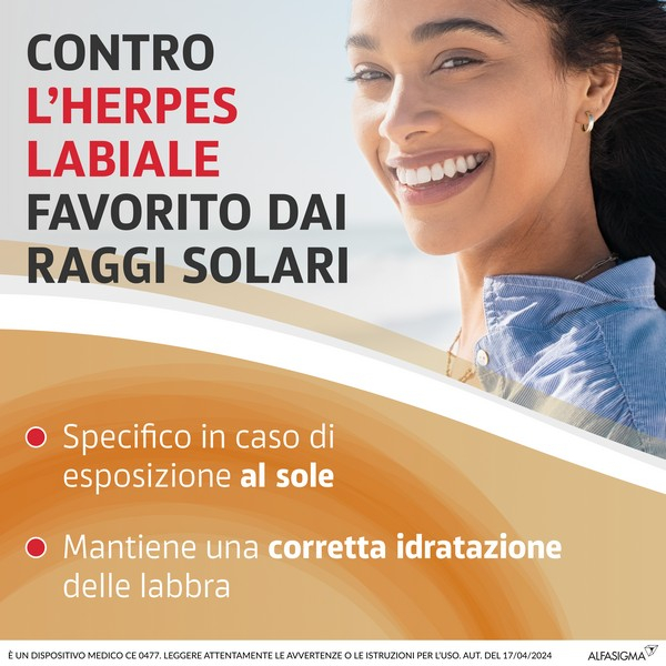 Herpesun Defend Stick Labbra Protettivo Herpes 5 ml