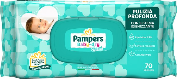Pampers Baby Fresh 70 Salviettine