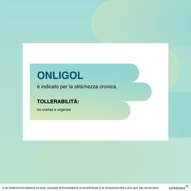 Onligol - Lassativo a base di Macrogol 4000 - senza elettroliti - lassativi in polvere utili in caso di stitichezza - 20 Bustine