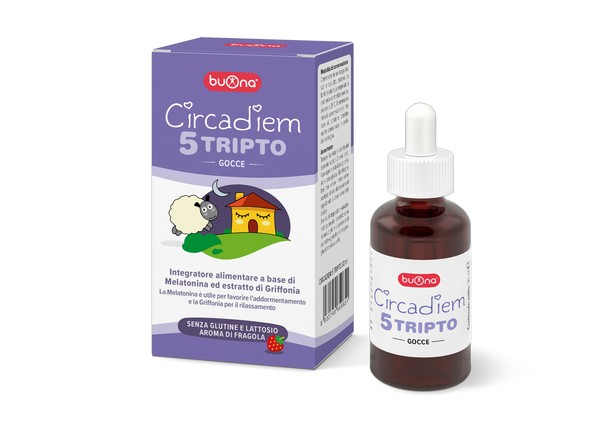 Buona Circadiem 5 Tripto Integratore Di Melatonina 30 mL