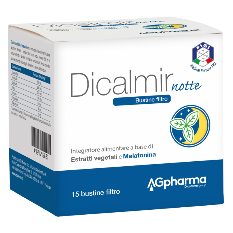 Dicalmir Notte Integratore Digestivo e Rilassante 15 Bustine