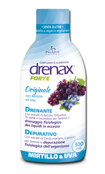 Drenax Forte Originale con Mirtilo e Uva 300 ml