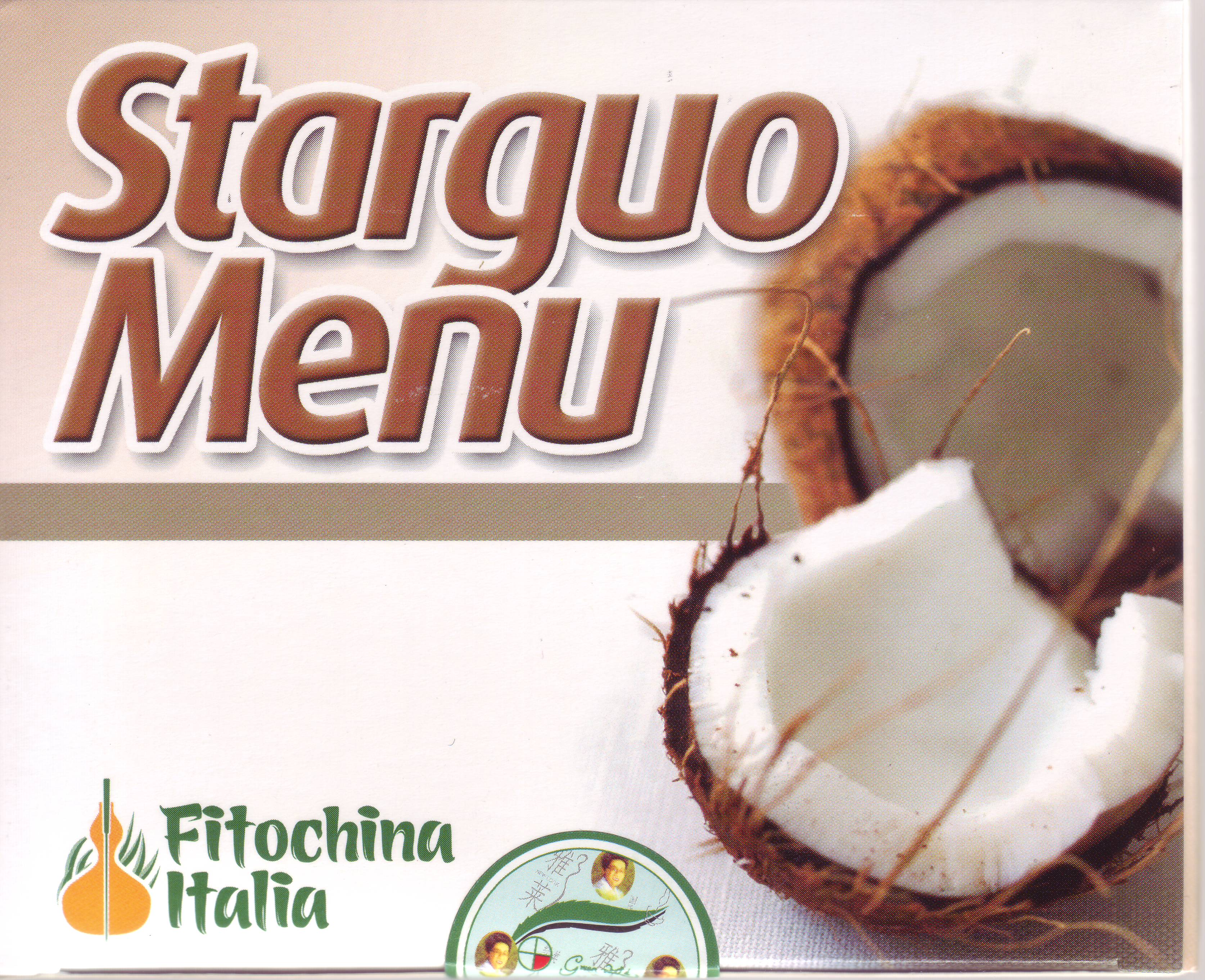 Starguo Menu preparato al cocco in polvere per la perdita di peso 16 bustine