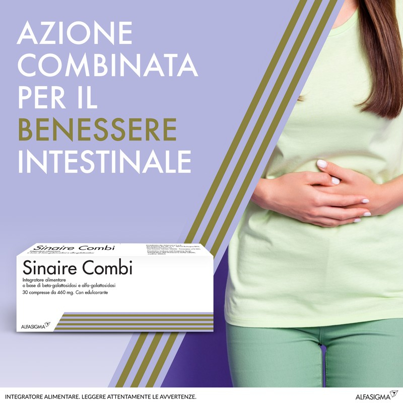 Sinaire Combi Integratore di Enzimi 30 Compresse