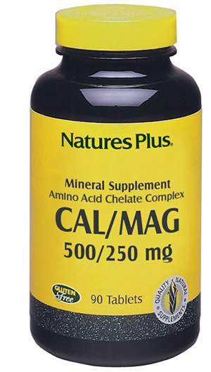 Nature's Plus Calcio Magnesio Integratore 90 Tavolette