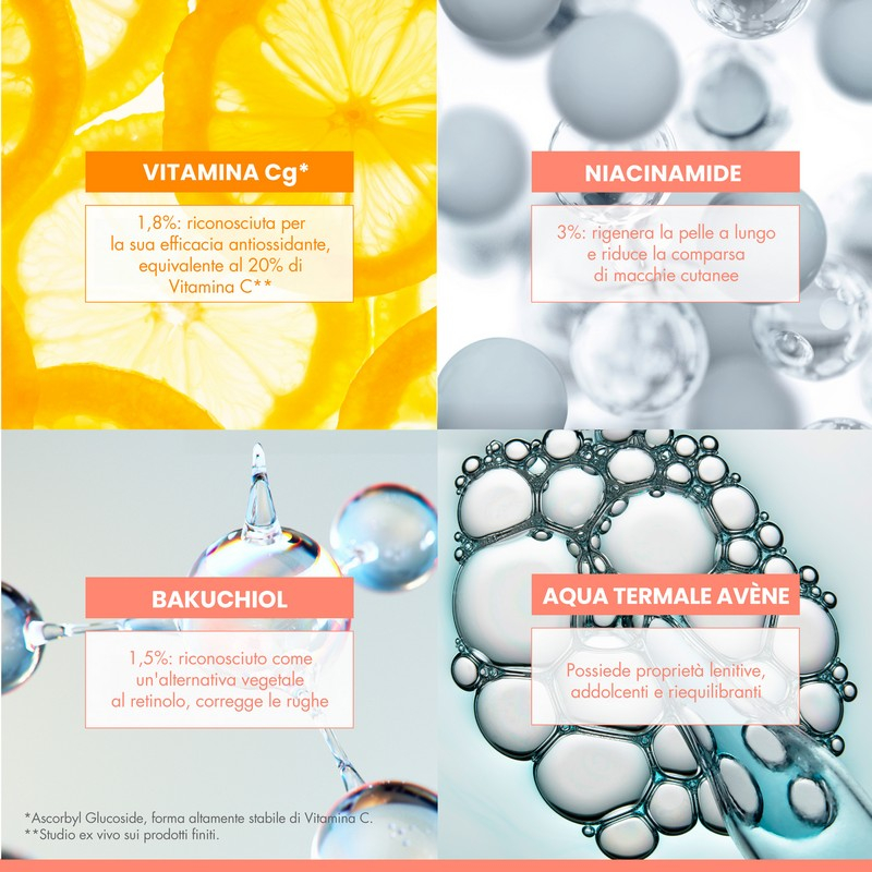 Eau Thermale Avène Vitamin Activ Cg Siero Correttore Luminosità, anti-età, 30ml 