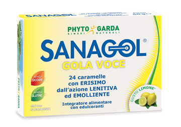 Sanagol Gola Voce Gusto Limone 24 Caramelle