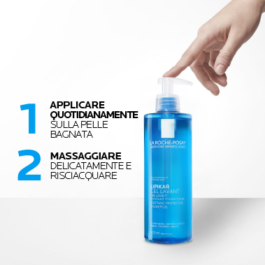 La Roche-Posay Lipikar - Gel Lavant Gel Doccia Detergente Delicato Per Pelle Secca E Sensibile 400 ml