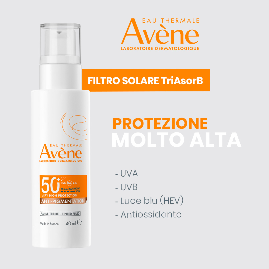 Avène Solare Fluido Antimacchie SPF 50+ Protezione e Uniformità 40ml