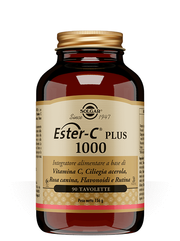 Solgar Ester C Plus 1000 Integratore Vitamina C 90 Tavolette