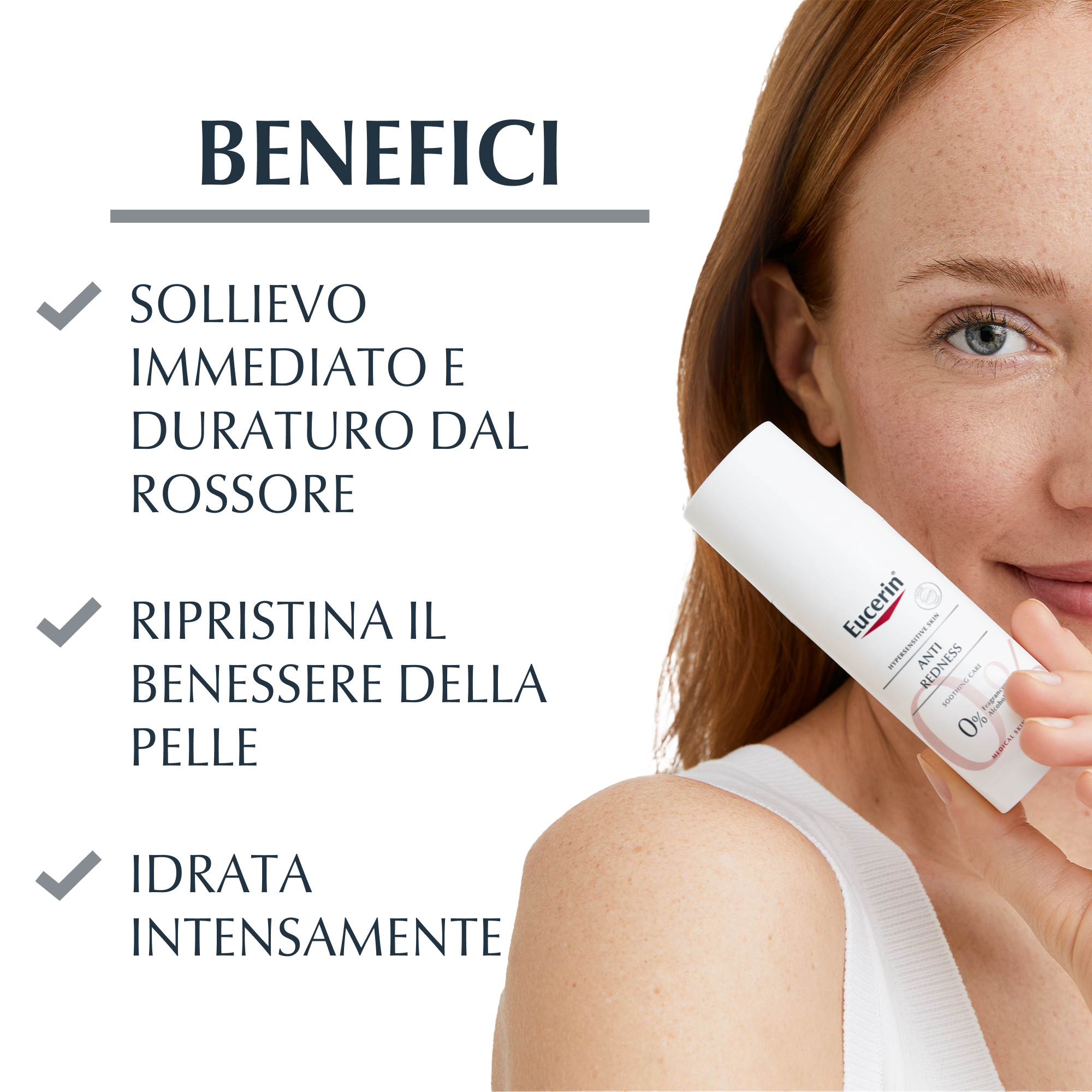 Eucerin Anti-Rose Trattamento Lenitivo Notte Antirossore 50 ml