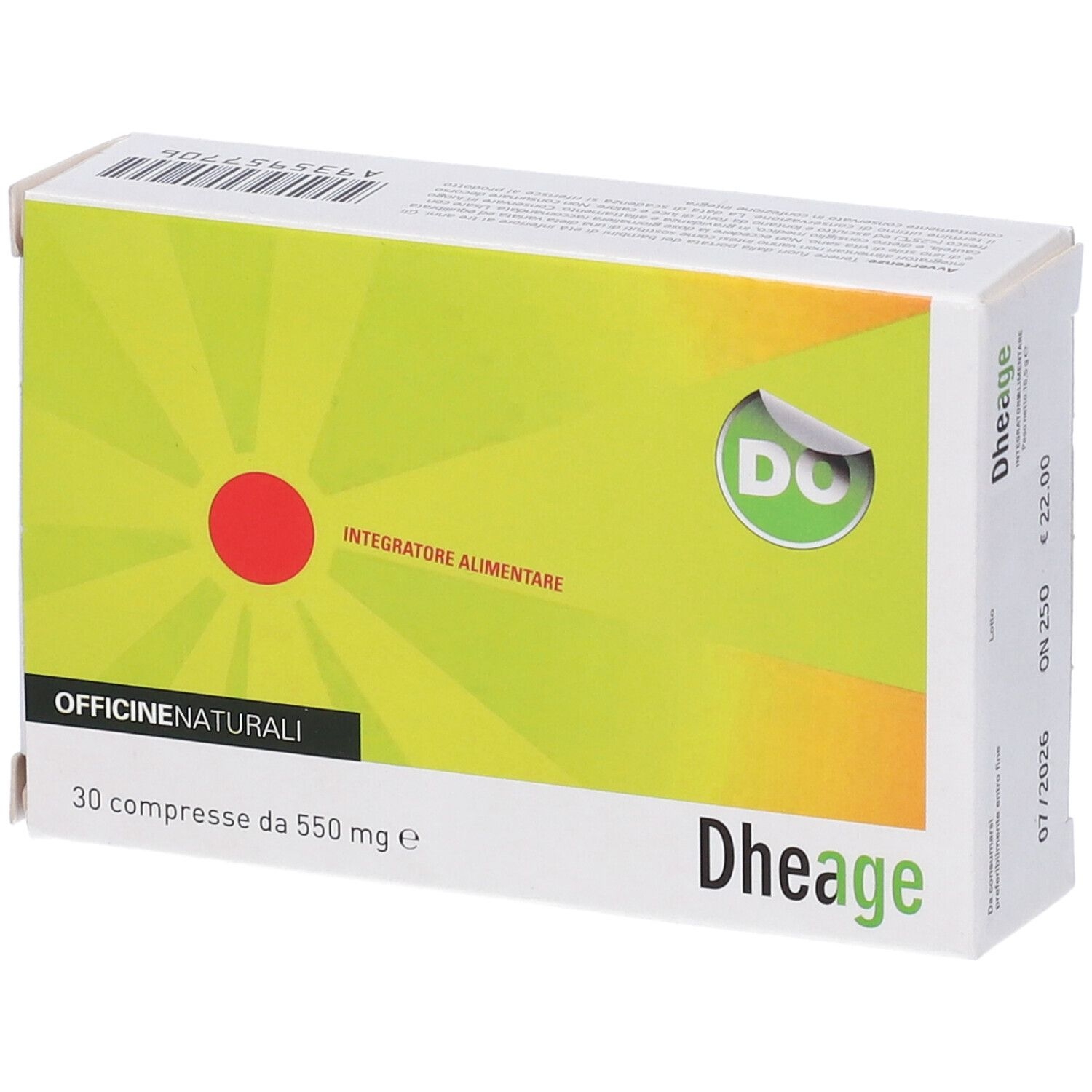 Officine Naturali Dhea Age Integratore Alimentare 30 Compresse