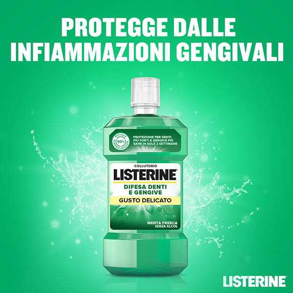 LISTERINE DENTI&amp;GENGIVE 2X500ML