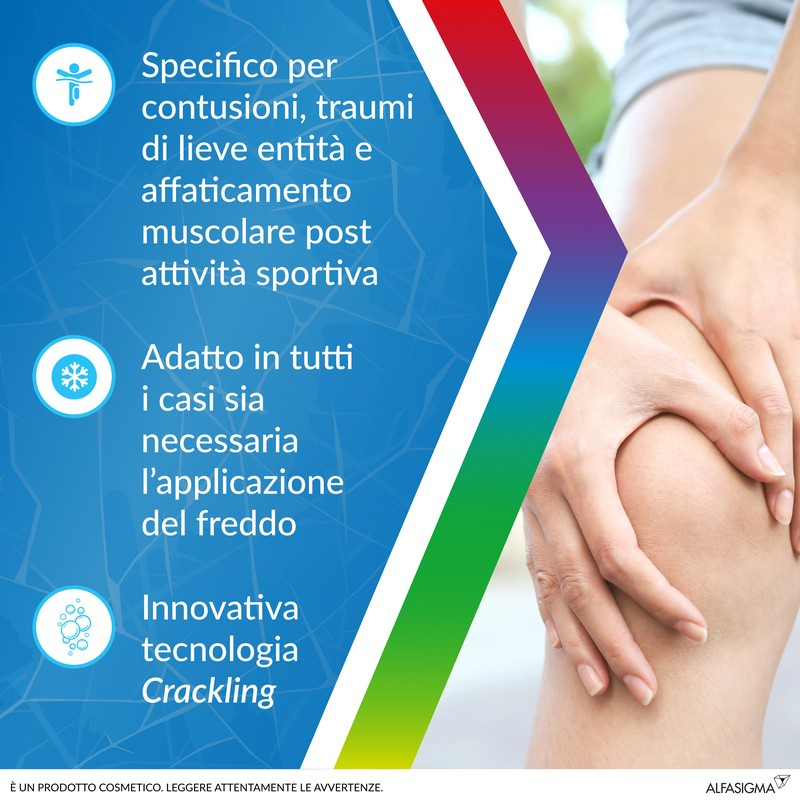 Dicloreum ICE Schiuma Frizzante 150ml - Affaticamento, dolori muscolari, dolori articolari, contusioni e piccoli traumi