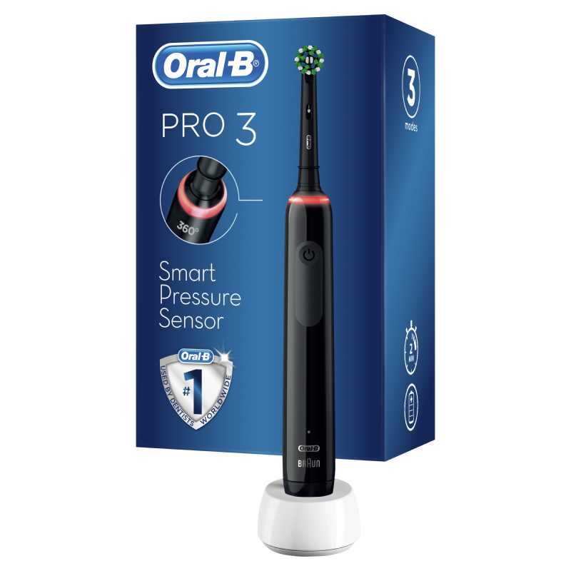 Oral-B Spazzolino Elettrico Ricaricabile Pro 3 3000 Nero