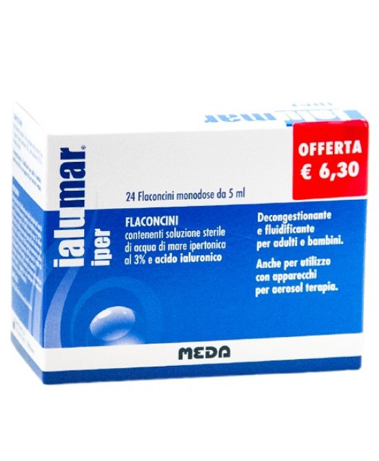 Soluzione Ipertonica Ialumar Iper Promo 24 fl- Monodose 5mL