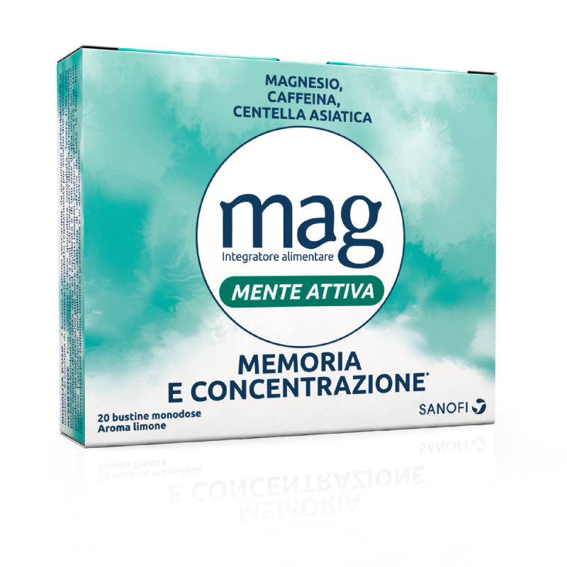 Mag Mente Attiva Integratore Memoria e Concentrazione 20 Bustine