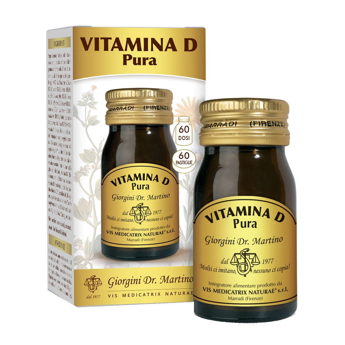 Dr. Giorgini VITAMINA D PURA 60 PASTIGLIE