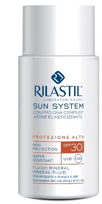 Rilastil Sun System Fluido Solare Minerale SPF 30 Protezione Viso 50 ml