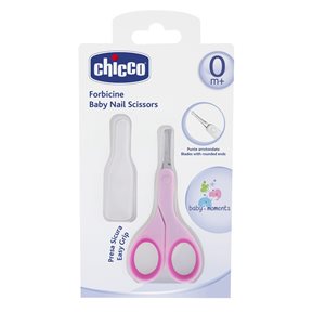Chicco Forbicine Rosa con Punta Arrotondata
