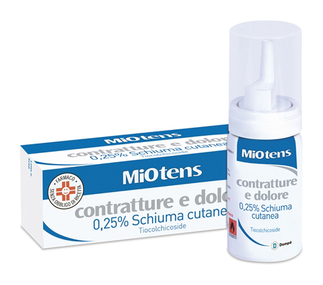Miotens Contratture e Dolore 0.25% Tiocolchicoside Schiuma Cutanea 30 ml